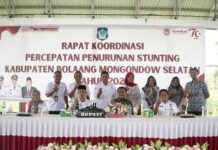 Bupati Iskandar Dorong Penanganan Stunting di Bolsel dengan Pendekatan Terpadu dan Koordinasi Antar Lini