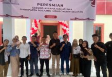 DPRD Bolsel Apresiasi Peresmian Gedung Asrama Mahasiswa di Gorontalo