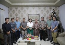 Pj Wali Kota Abdullah Mokoginta Safari Natal hingga ke Wakil Bupati Terpilih