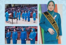 Dilantik Bunda PAUD Bolmong, Kalsum Alhabsyi Siap Jalankan Tugas