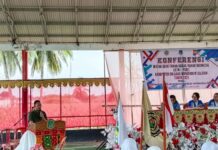 Sekretaris Disdikbud Bolsel Hadiri Konferda IGTKI Bolsel, Dorong Organisasi Lebih Maju