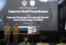 Raih WTP, Adrianus Beri Apresiasi ke BPK RI